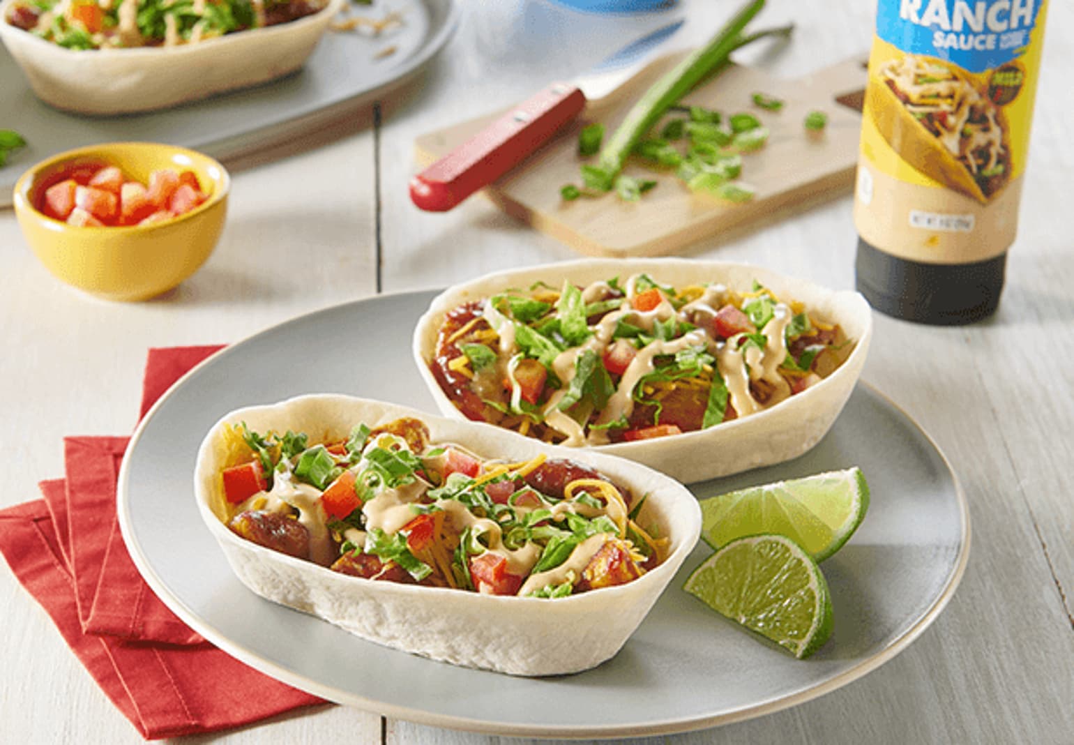 bbq chicken ranch tacos